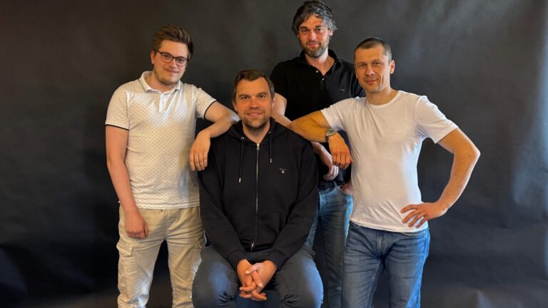 Von links: Robin Besser, Matthias Koch, Jannik Schröder und Tony Deck.